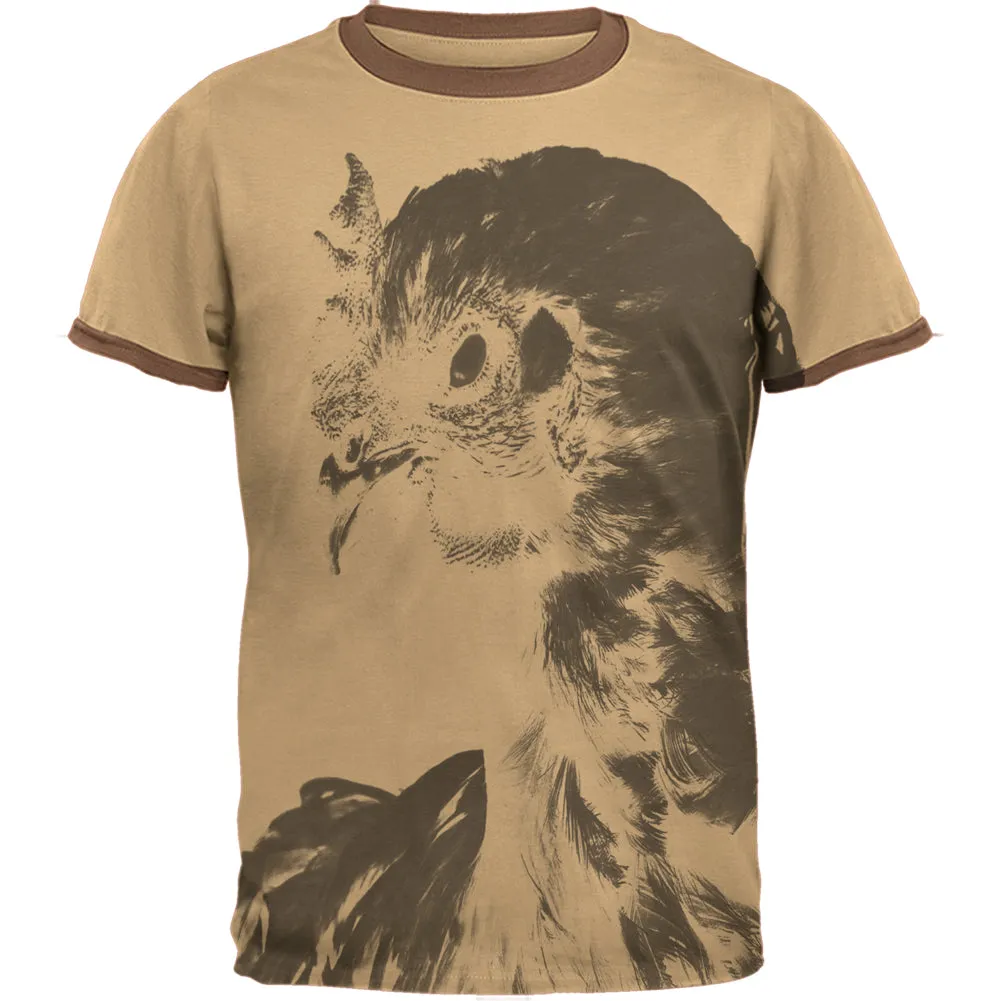 Evil Queen Of The Barnyard Chicken Mens Ringer T Shirt sold by Old Glory product image thumbnail 4