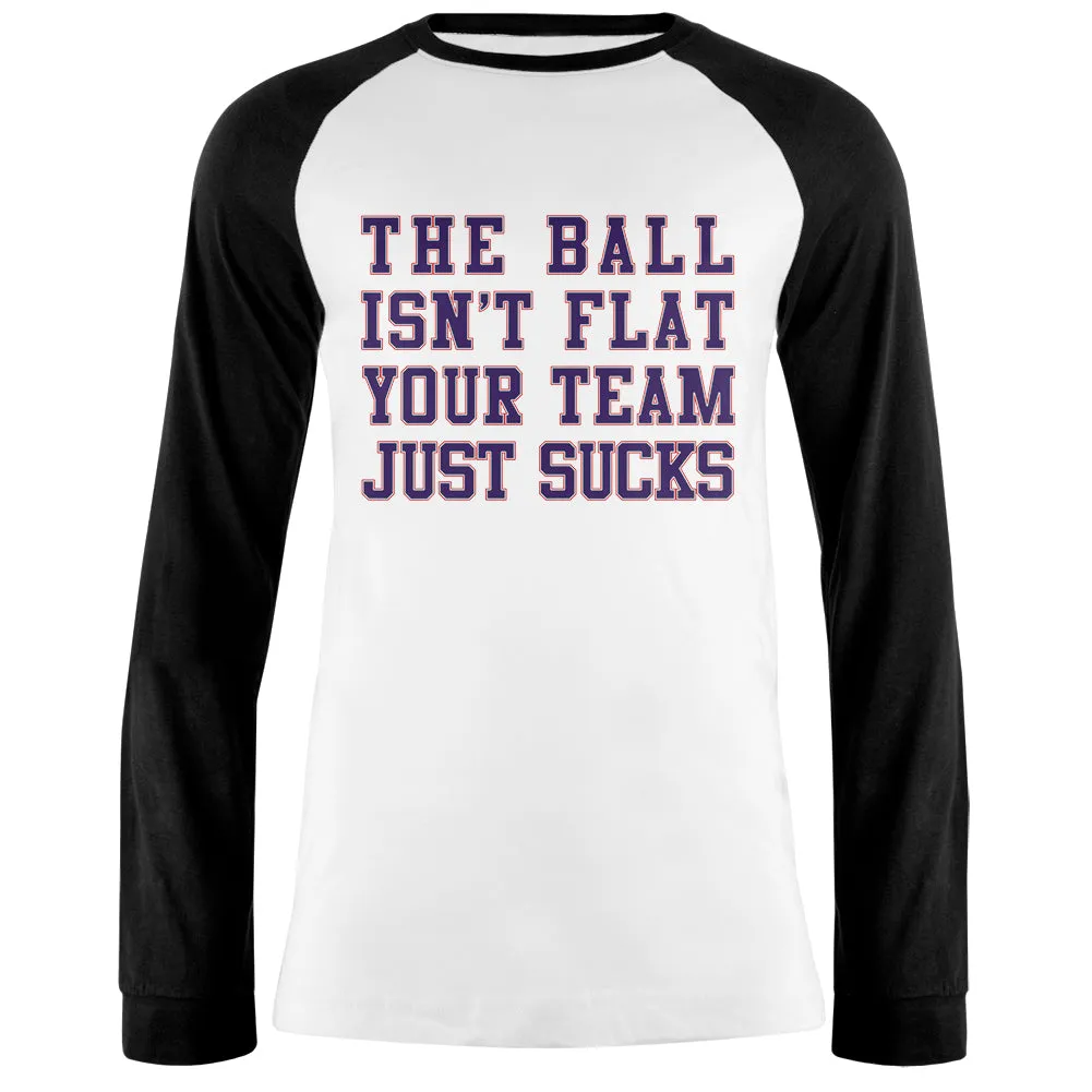 Deflategate Your Team Sucks Mens Long Sleeve Raglan T Shirt sold by Old Glory