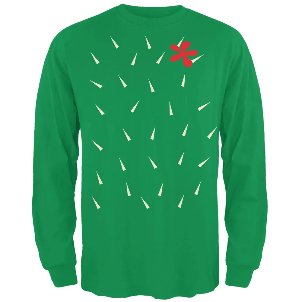 Halloween Cactus Costume Mens Long Sleeve T Shirt sold by Old Glory