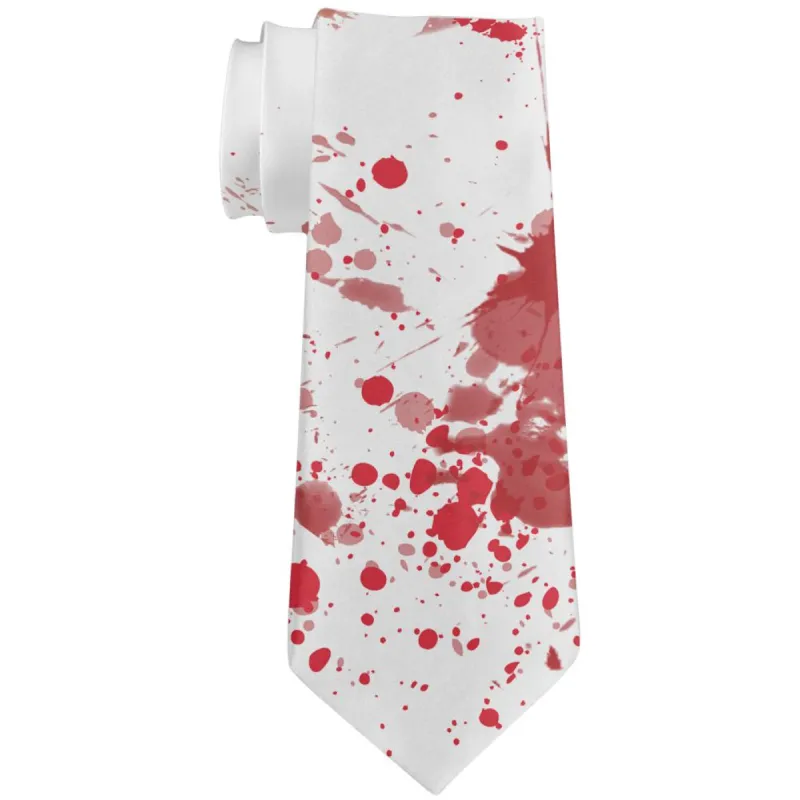 Blood Splatter Zombie Attack All Over Neck Tie sold by Old Glory