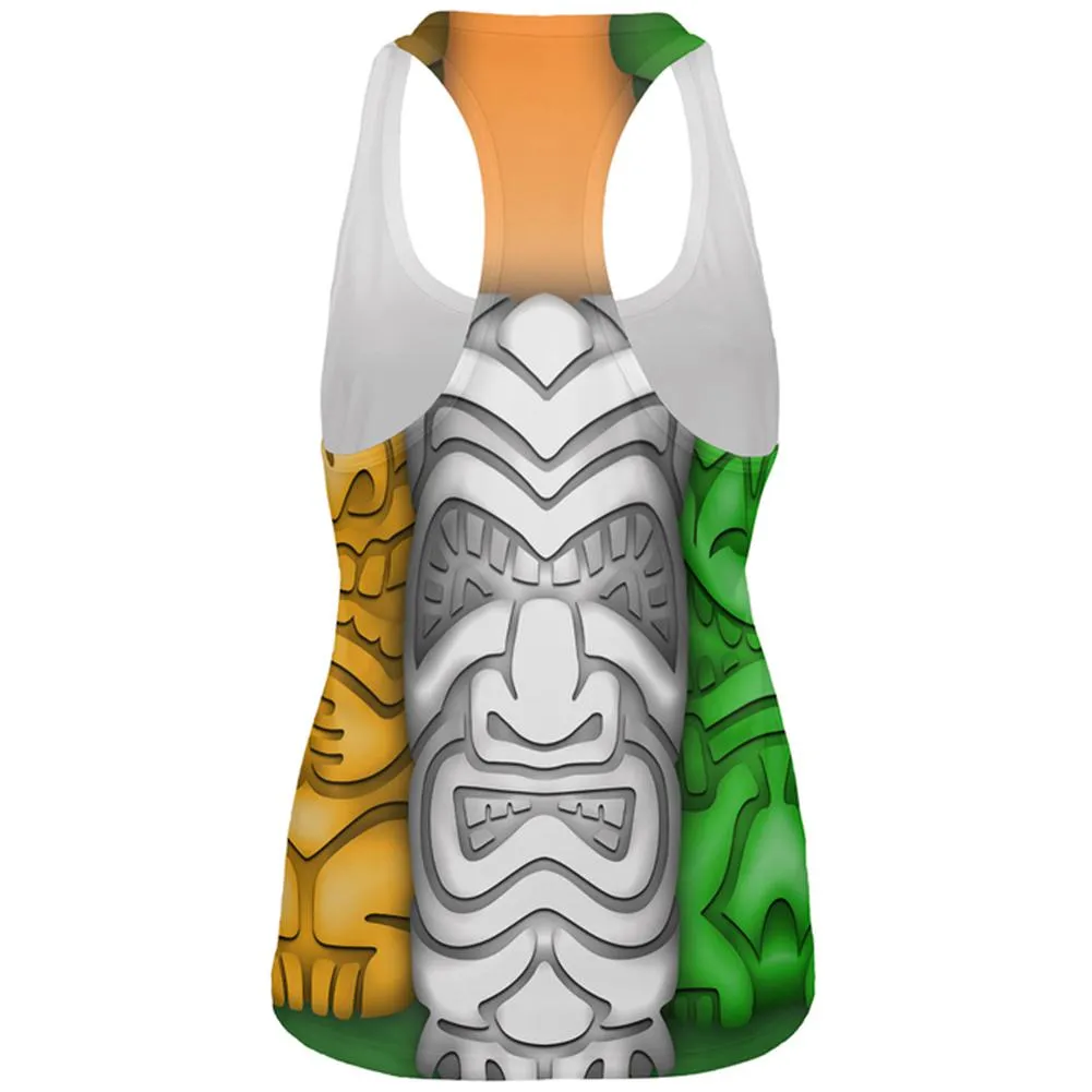 St Patricks Day Tiki Glass Party All Over Womens Work Out Tank Top sold by Old Glory product image thumbnail 2