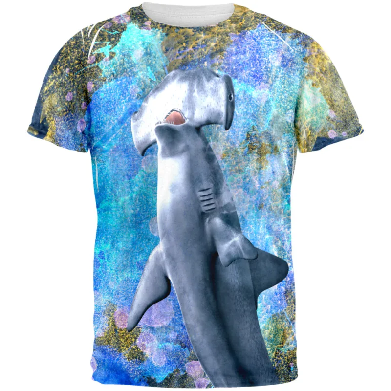 Hammerhead Distressed Splatter All Over Mens T Shirt sold by Old Glory
