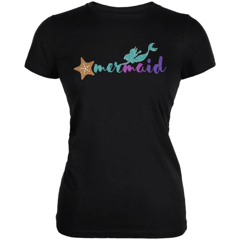 Sparkle Mermaid Juniors Soft T Shirt sold by Old Glory