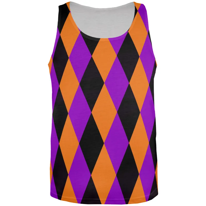 Halloween Court Jester Costume All Over Mens Tank Top sold by Old Glory