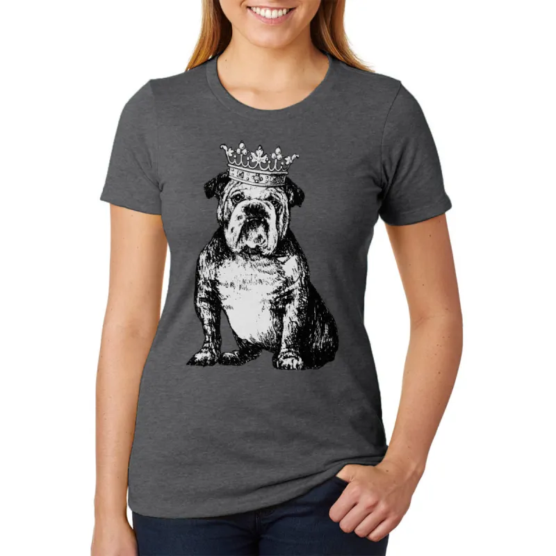 Bulldog Crown Womens Soft Heather T Shirt sold by Old Glory