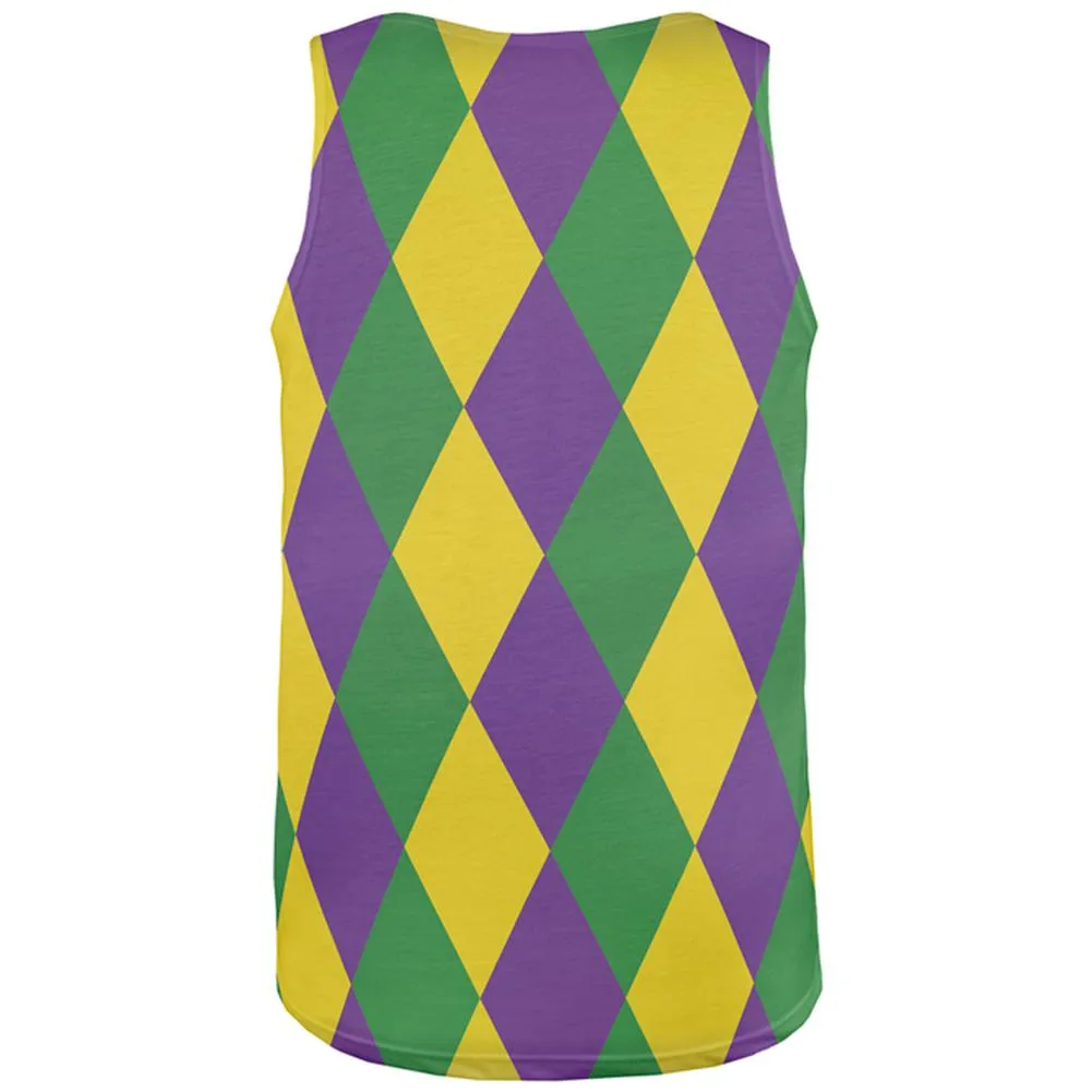 Mardi Gras Jester Costume All Over Mens Tank Top sold by Old Glory product image thumbnail 2