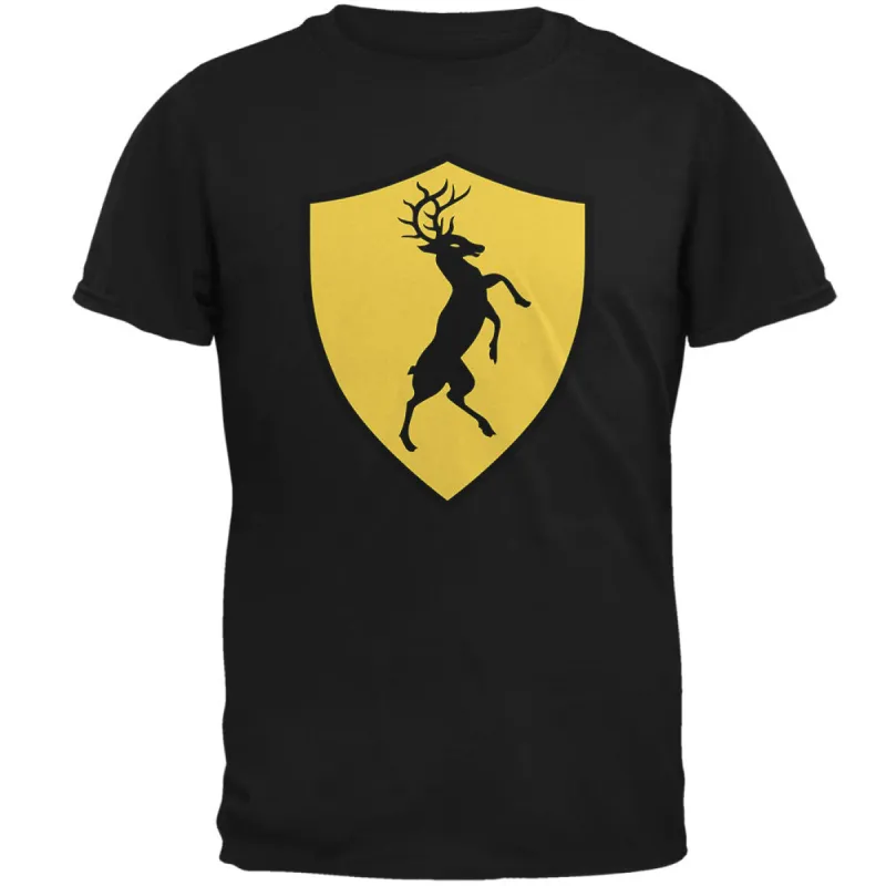 Halloween Knight Shield Costume Stag Mens T Shirt sold by Old Glory