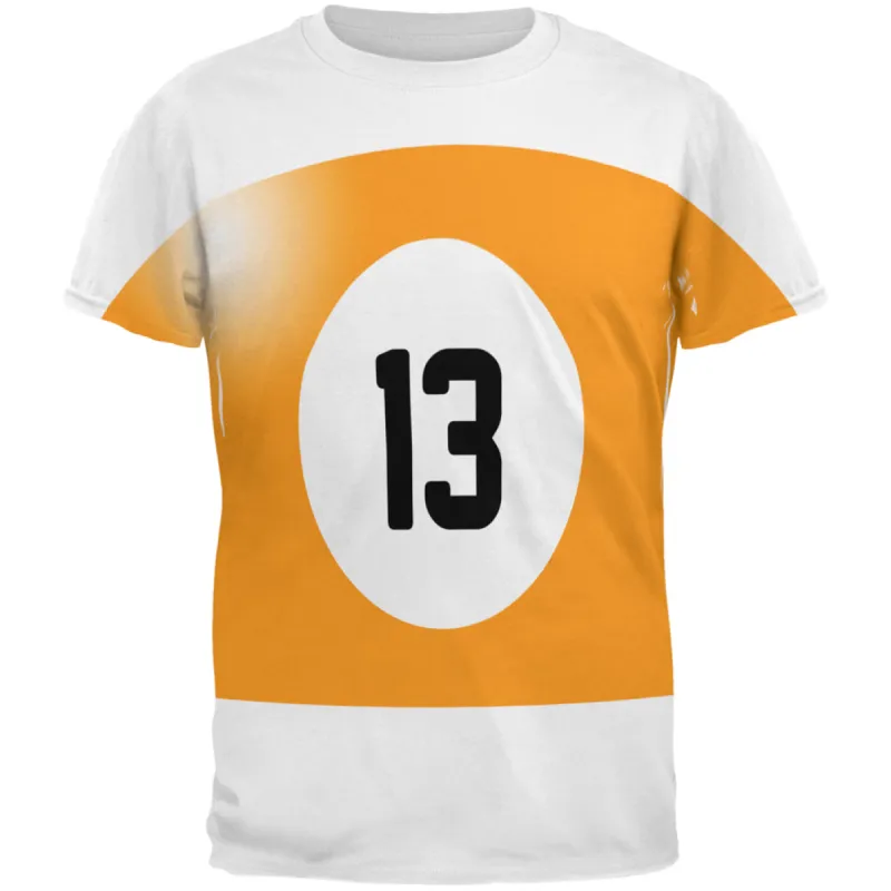Halloween Billiard Pool Ball Thirteen Costume All Over Mens T Shirt sold by Old Glory