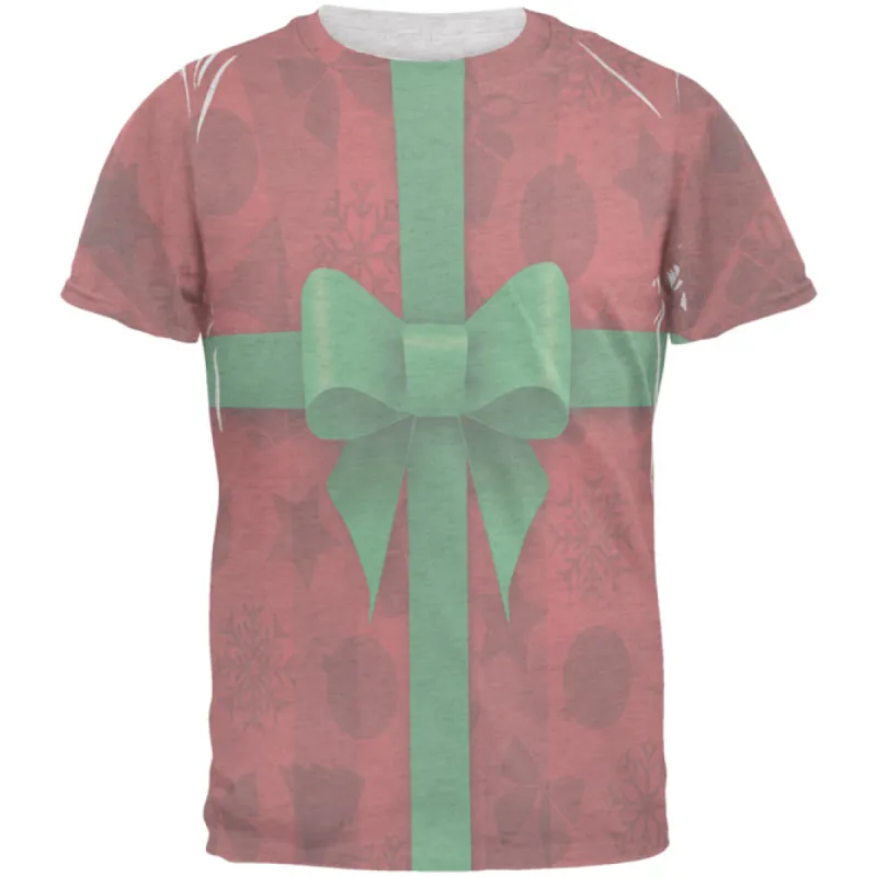 Red Christmas Present Costume Mens T Shirt sold by Old Glory