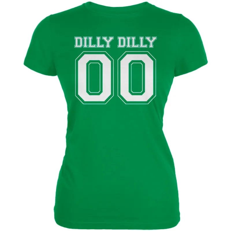 Dilly Dilly Jersey Custom Numbers Juniors Soft T Shirt sold by Old Glory