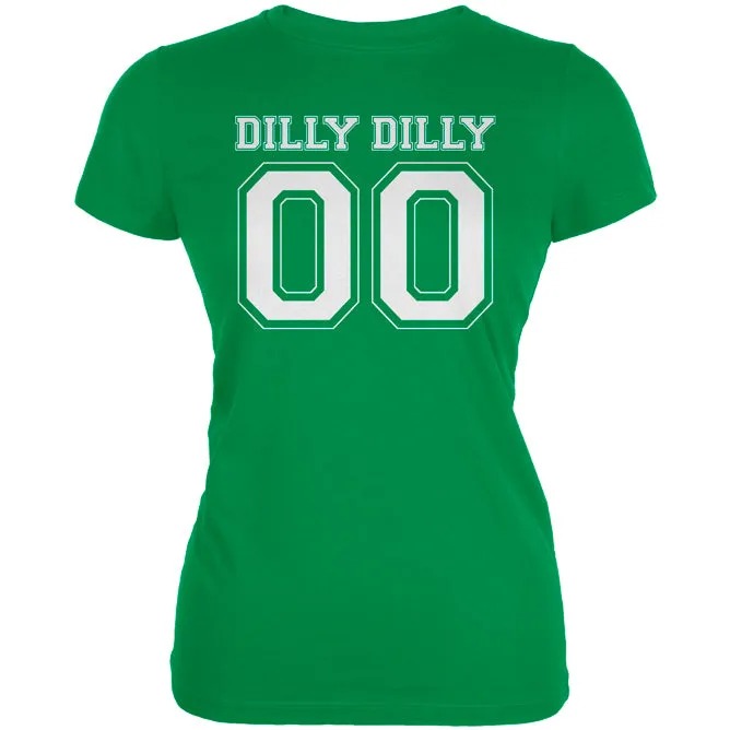 Dilly Dilly Jersey Custom Numbers Juniors Soft T Shirt sold by Old Glory