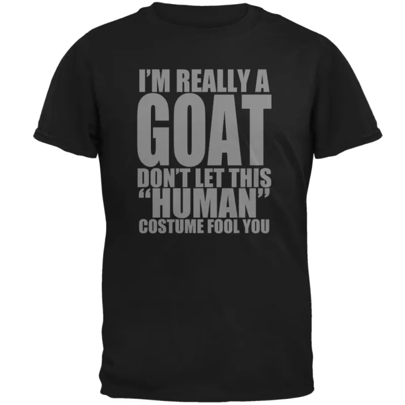 Halloween Human Goat Costume Mens T Shirt sold by Old Glory
