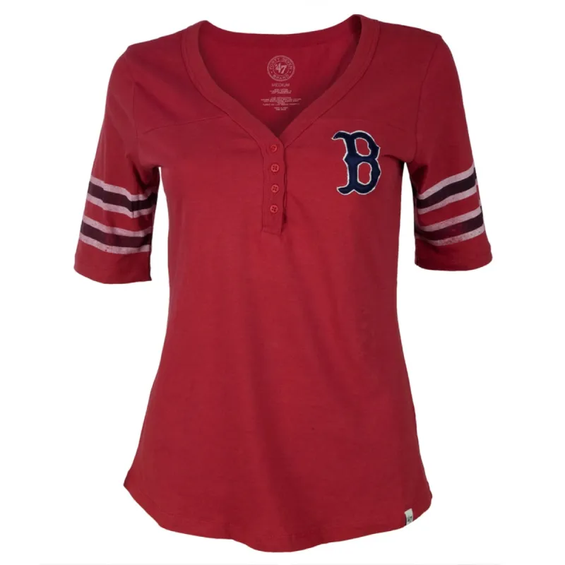 Boston Red Sox - Juniors Playoff Premium Henley sold by Old Glory