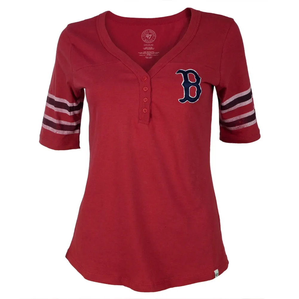 Boston Red Sox - Juniors Playoff Premium Henley sold by Old Glory