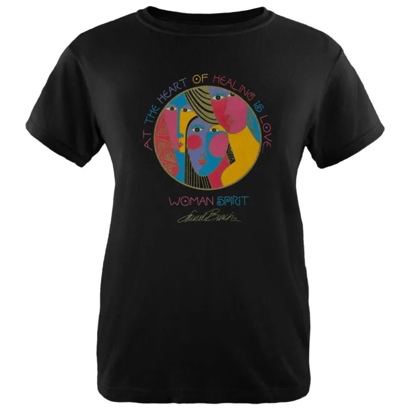 Woman Spirit Heart Of Healing Womens T-Shirt sold by Old Glory