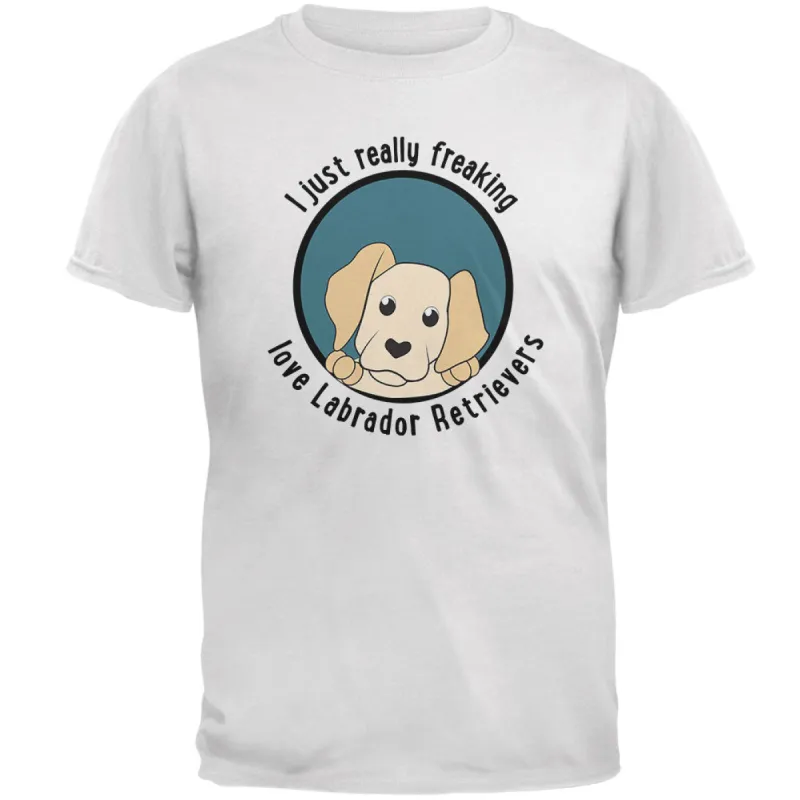 I Just Love Labrador Retrievers Dog Mens Soft T Shirt sold by Old Glory