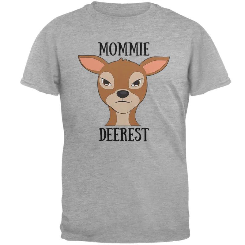 Deer Mommy Deerest Dearest Funny Pun Mens T Shirt sold by Old Glory