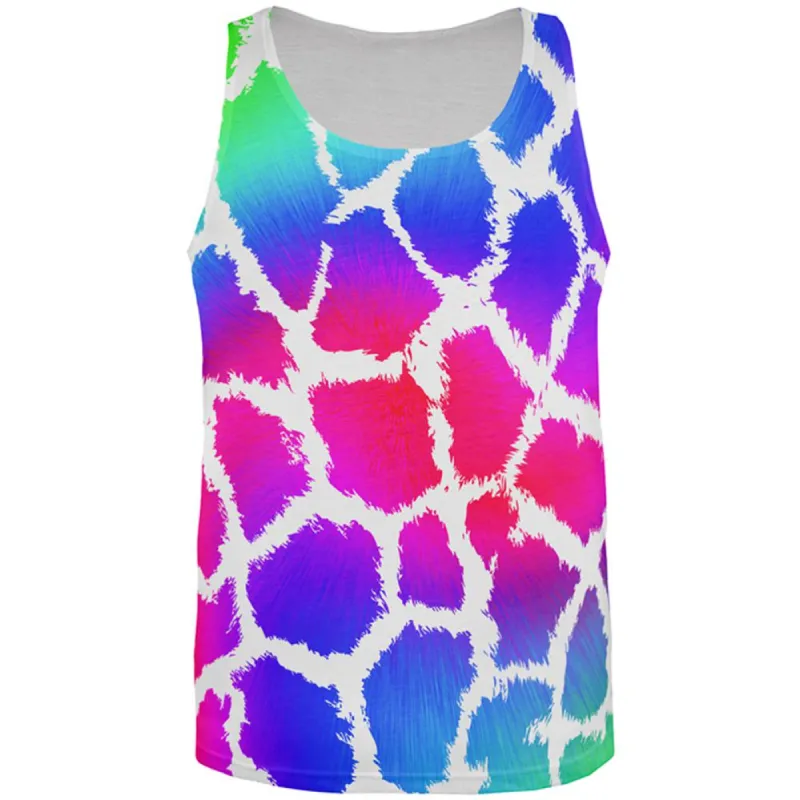 Show Your Colors Spots Gay Pride Rainbow All Over Mens Tank Top sold by Old Glory