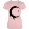 Halloween Dripping Crescent Moon Juniors Soft T Shirt sold by Old Glory