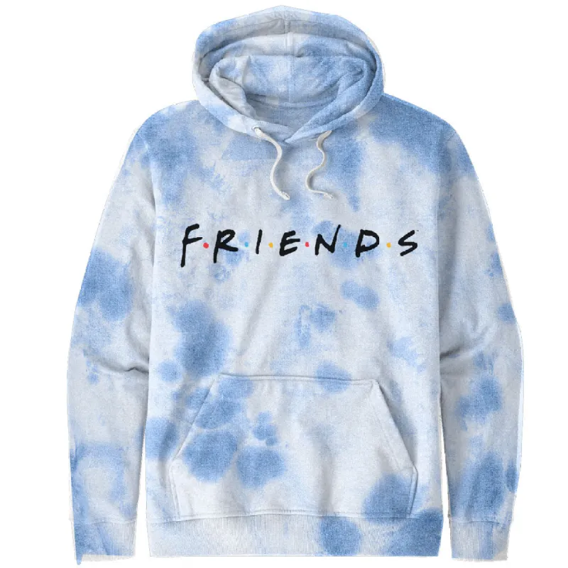 Friends - Logo Mens Tie Dye Pullover Hoodie sold by Old Glory