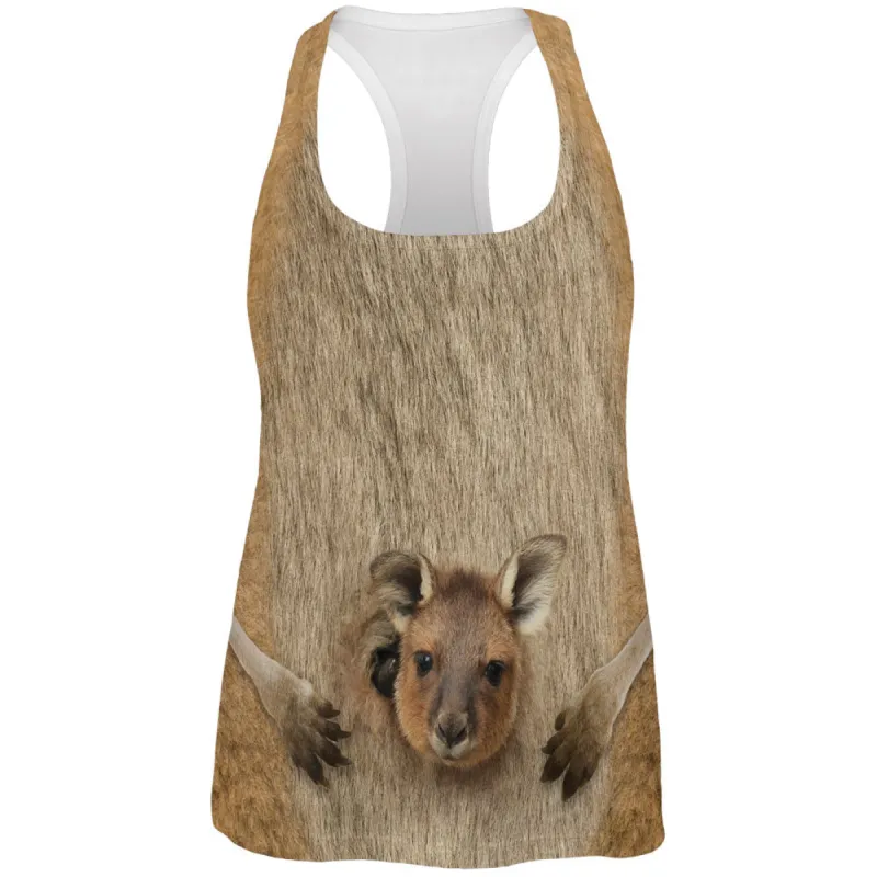 Halloween Kangaroo Costume All Over Womens Tank Top sold by Old Glory