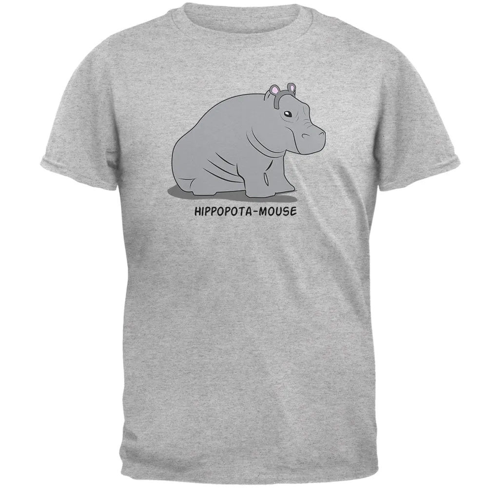 Hippo Mouse Hippopotamouse Funny Pun Mens T Shirt sold by Old Glory