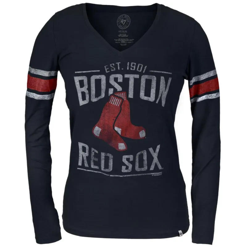 Boston Red Sox - Homerun Juniors Premium Long Sleeve T-Shirt sold by Old Glory