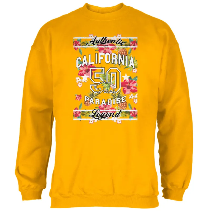 Floral Paradise Found California Mens Sweatshirt sold by Old Glory