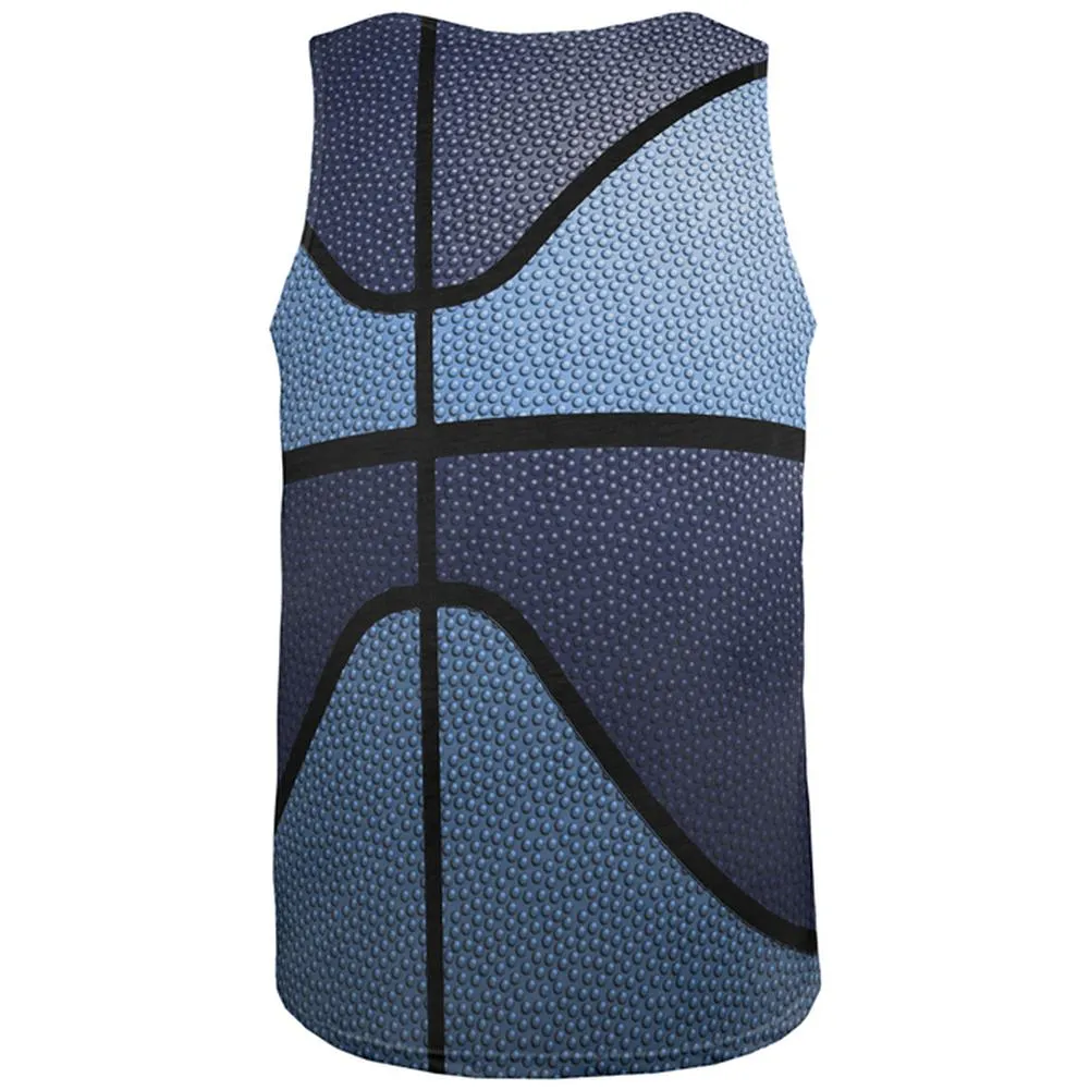 Championship Basketball Navy & Light Blue All Over Mens Tank Top sold by Old Glory product image thumbnail 2