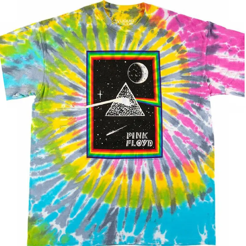 Pink Floyd - Prism Moon Tie Dye Mens T Shirt sold by Old Glory