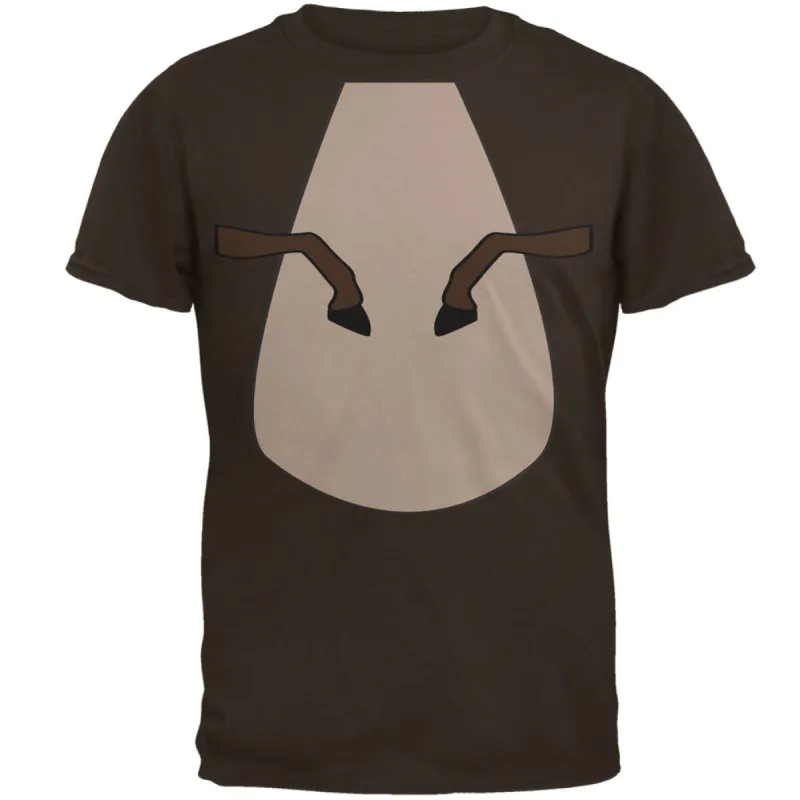 Halloween Horse Costume Brown Pony Mens T Shirt sold by Old Glory