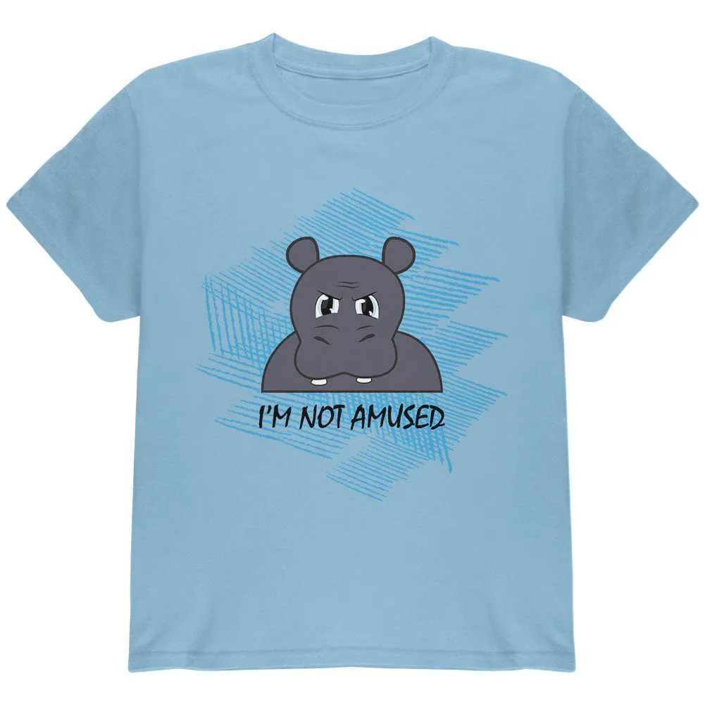 Hippo Not Amused Funny Youth T Shirt sold by Old Glory