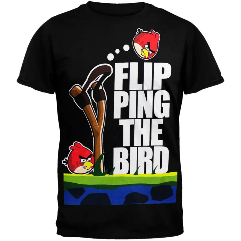 Angry Birds - Bird Flip Soft T-Shirt sold by Old Glory