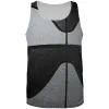 Championship Basketball Silver and Black All Over Mens Tank Top sold by Old Glory
