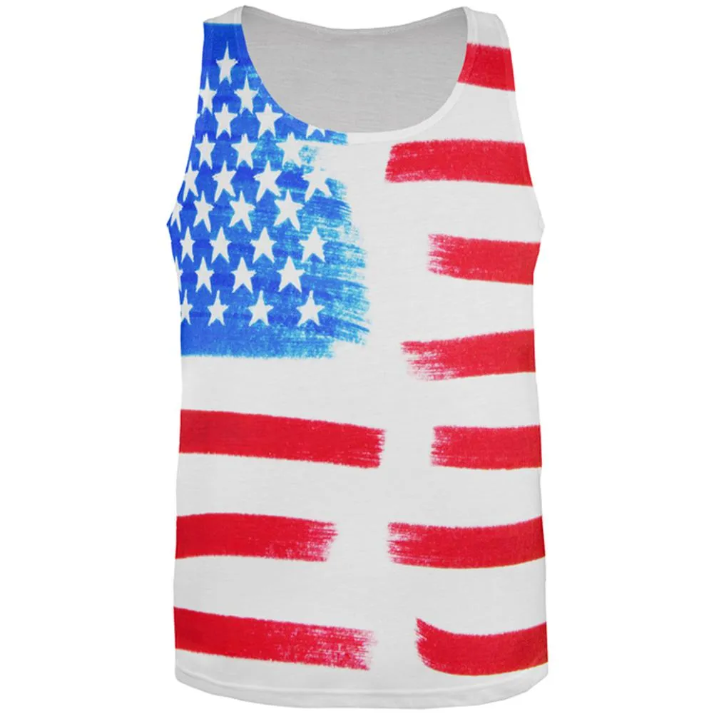 4th of July Color Me American All Over Mens Tank Top sold by Old Glory