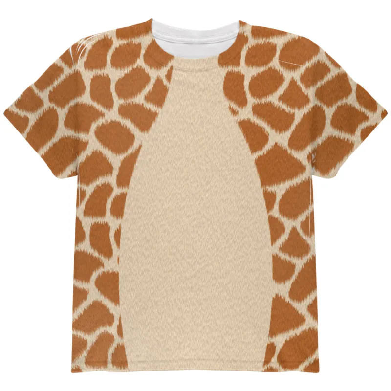 Halloween Giraffe Costume All Over Youth T Shirt sold by Old Glory