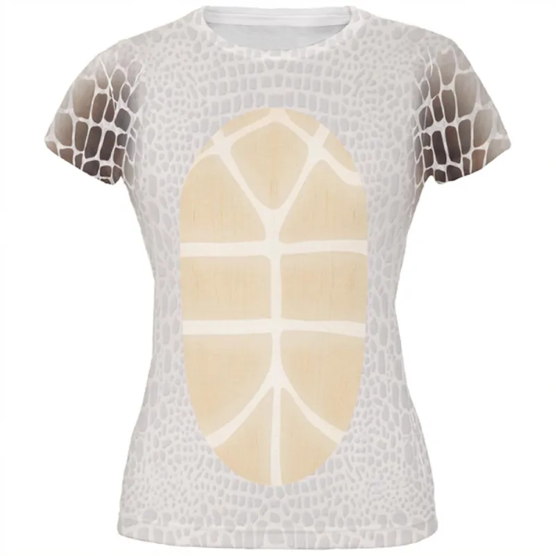 Halloween Sea Turtle Costume All Over Juniors T Shirt sold by Old Glory