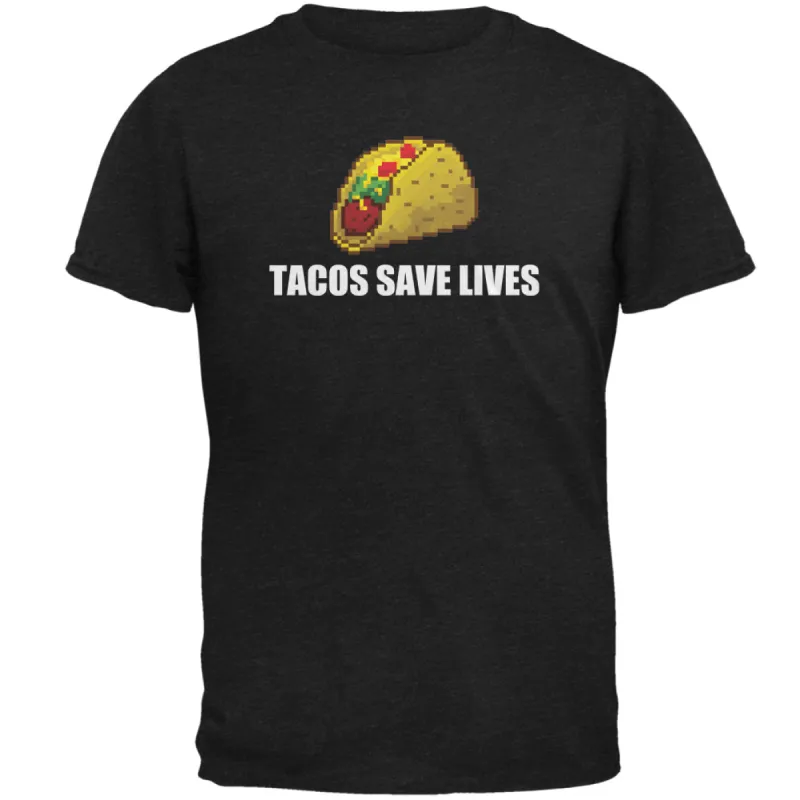 Tacos Save Lives Mens T Shirt sold by Old Glory