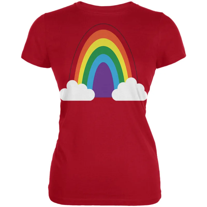 Halloween Rainbow Costume Juniors Soft T Shirt sold by Old Glory