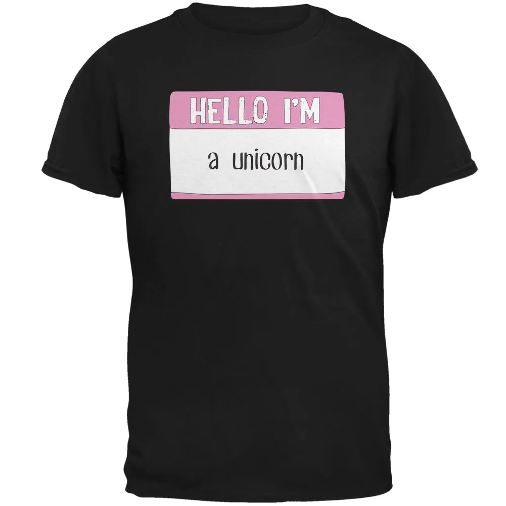 Halloween Hello I'm a Unicorn Mens T Shirt sold by Old Glory product image thumbnail 2