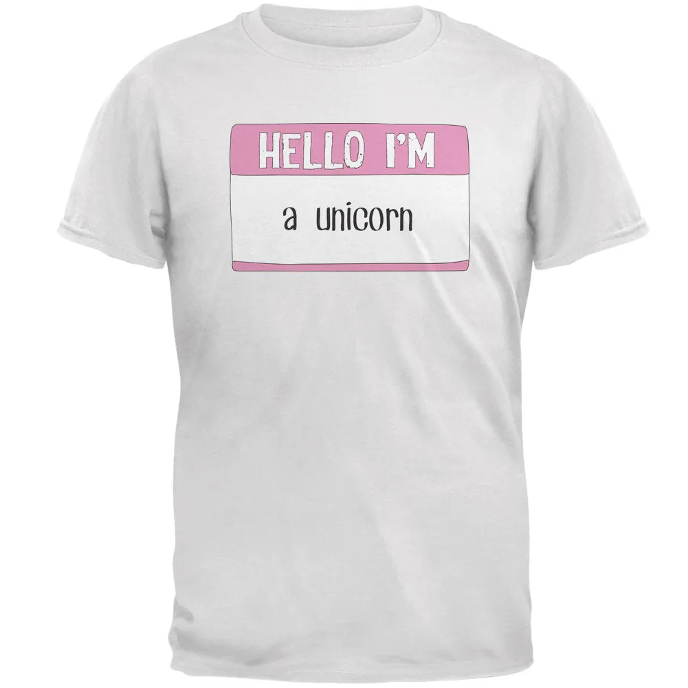 Halloween Hello I'm a Unicorn Mens T Shirt sold by Old Glory product image thumbnail 3