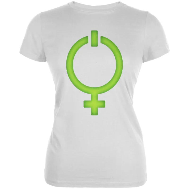 Feminism Girl Power Symbol Juniors Soft T Shirt sold by Old Glory