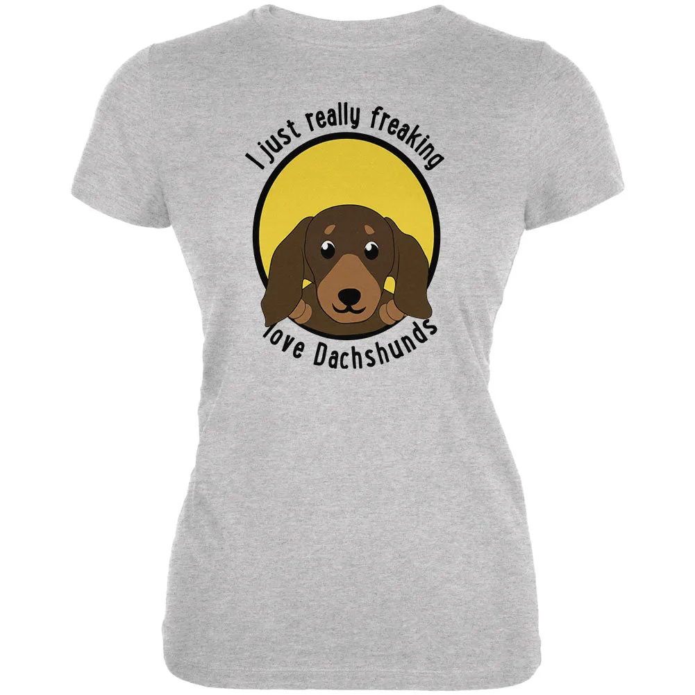 I Just Love Dachshunds Juniors Soft T Shirt sold by Old Glory
