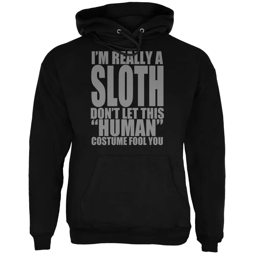 Halloween Human Sloth Costume Mens Hoodie sold by Old Glory