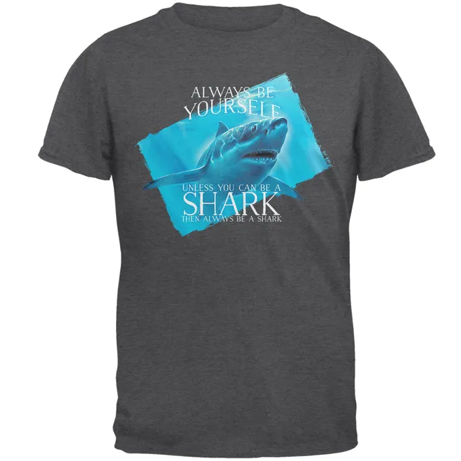 Always Be Yourself Shark Great White Mens T Shirt sold by Old Glory product image thumbnail 2