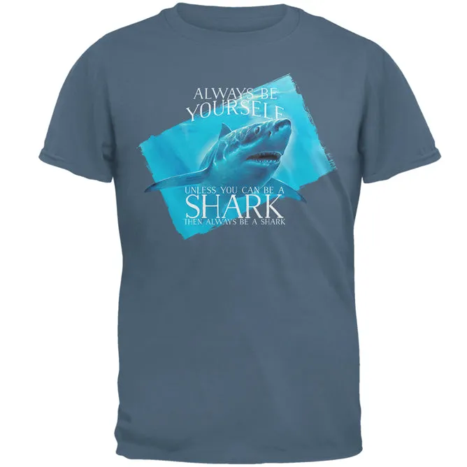 Always Be Yourself Shark Great White Mens T Shirt sold by Old Glory product image thumbnail 3