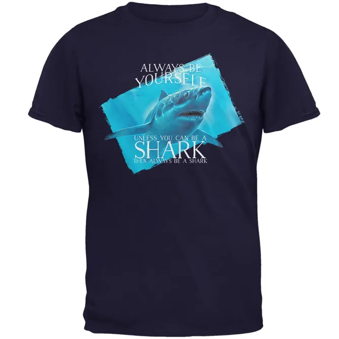 Always Be Yourself Shark Great White Mens T Shirt sold by Old Glory product image thumbnail 4