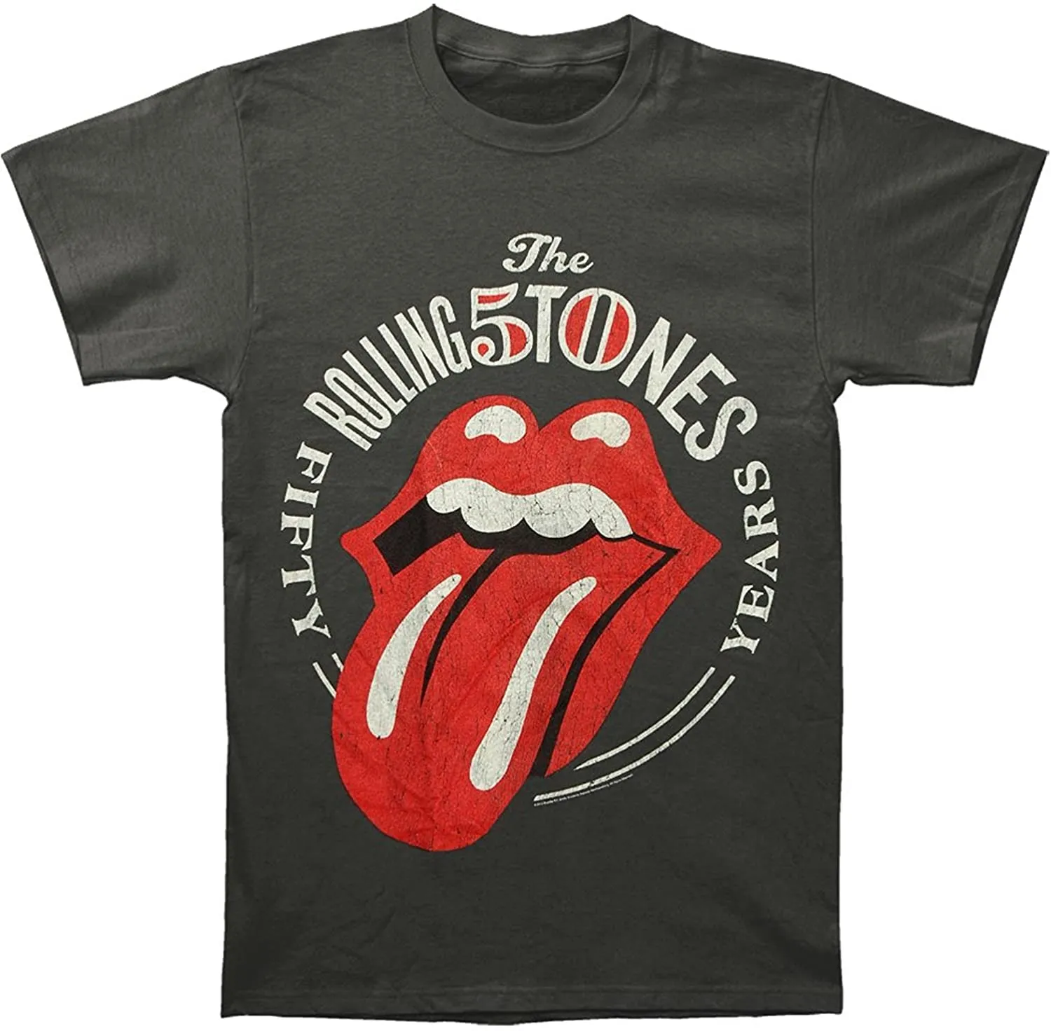 Rolling Stones - 50 Years Tongue Mens T Shirt sold by Old Glory