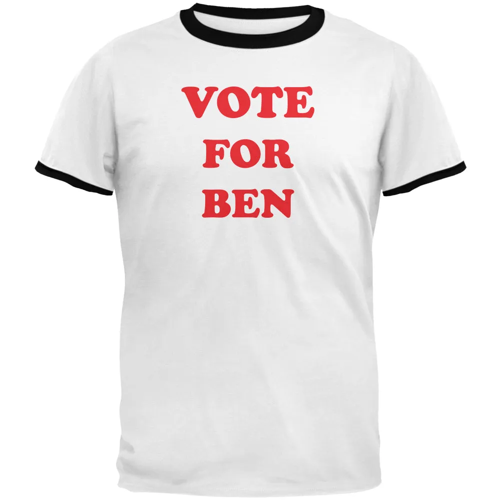 Election 2020 Vote for Pedro Ben Sasse Mens Ringer T Shirt sold by Old Glory