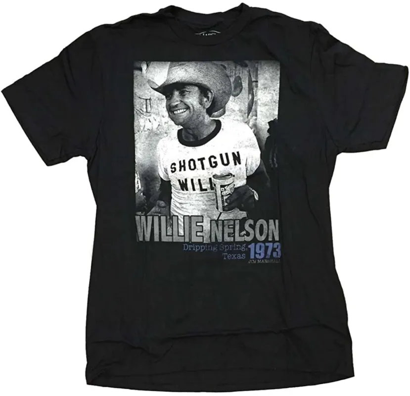 Willie Nelson - Texas 1973 Mens Soft T Shirt sold by Old Glory